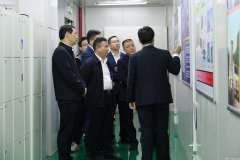 宜春市电子信息产业链招商小分队莅临南昌建国高档礼品定制有限公司参观调研
